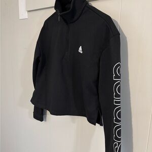 Adidas Black Half-Zip Sweater